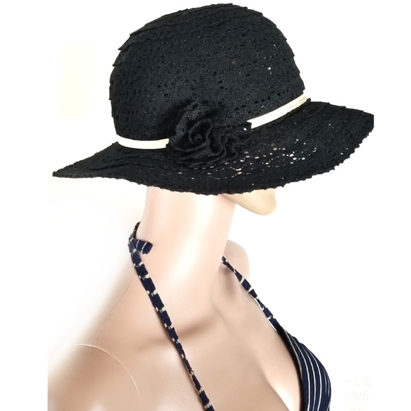 lulu Accessories - NWT Lulu | Black Floppy Hat